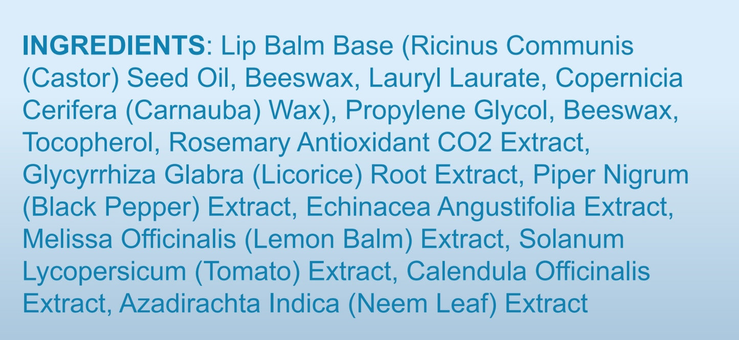 LipCur cold sore relief ingredients list