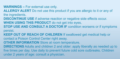 LipCur cold sore relief product jar and packaging